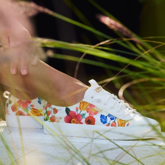 NWT Keds X Rifle Paper Co Kickback Blossom Sneakers - Picture 3 of 16